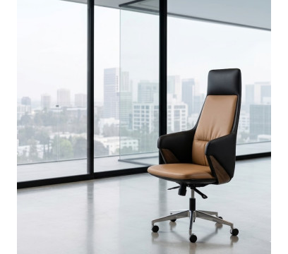 Офисное кресло ERGO Hilton HB Brown