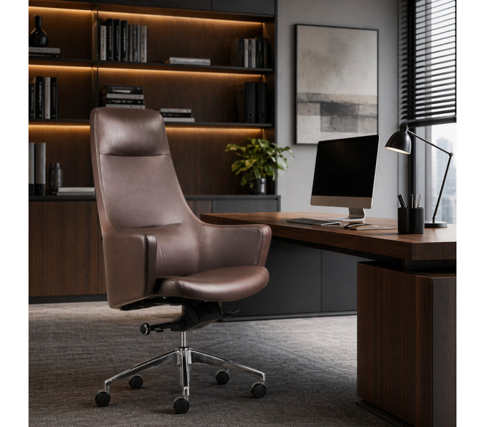 Офисное кресло ERGO Madison HB Dark Brown