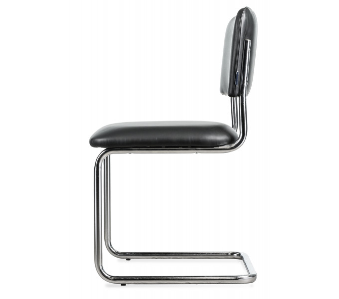 Кресло для посетителей ERGO Silvia CF Chrome (Black)