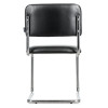 Кресло для посетителей ERGO Silvia CF Chrome (Black)