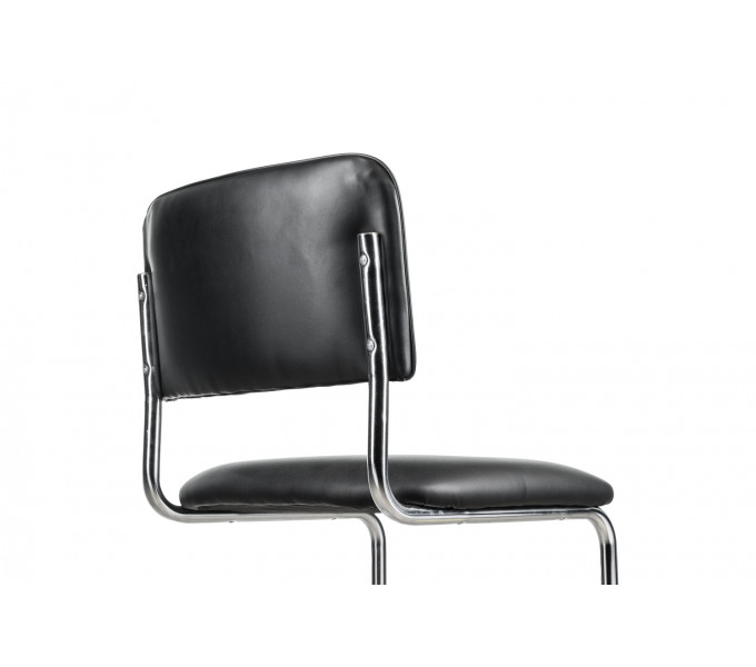 Кресло для посетителей ERGO Silvia CF Chrome (Black)