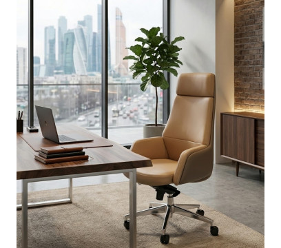 Офисное кресло ERGO Mitchell HB Brown