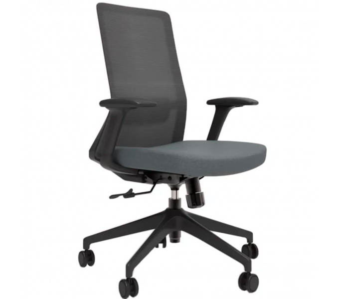 Кресло для персонала KANO Polastar MB (EJX62.SW) Gray (W-SD01&B-ME04)