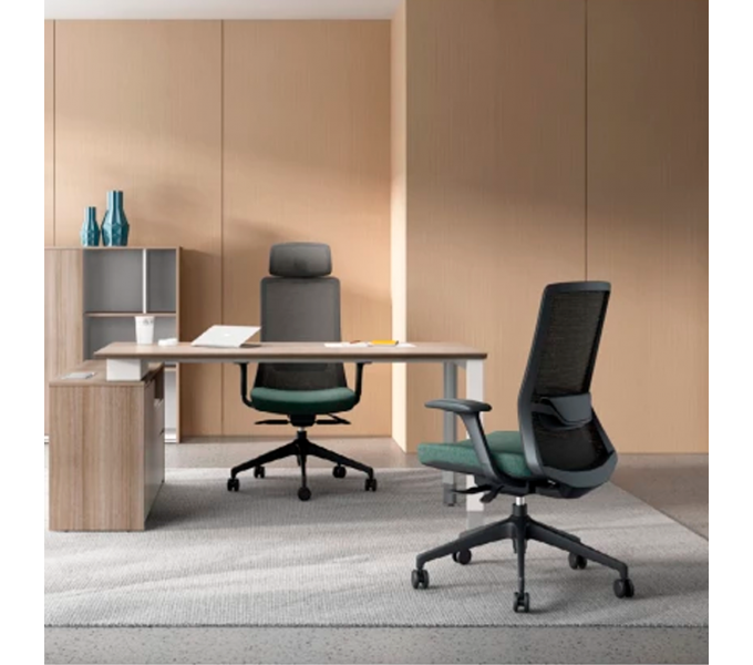 Кресло для персонала KANO Polastar MB (EJX62.SW) Gray (W-SD01&B-ME04)