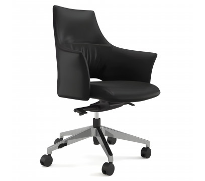 Кресло для персонала KANO Binye MB (EBY92.KT) Black (Z13-006)