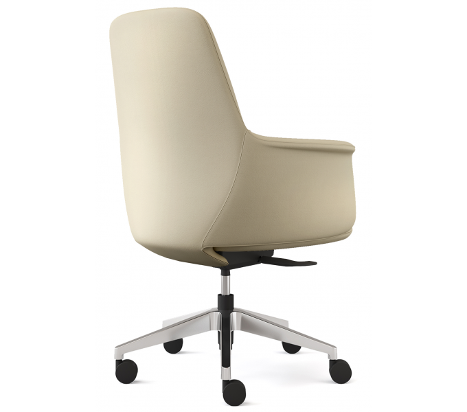 Кресло для персонала KANO Amy MB Leather (EAM92.SC) Khaki (Z11-005)