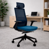 Офисное кресло KANO Polestar HB (EJX80.SW) Blue (W-SD01&B-MA01)