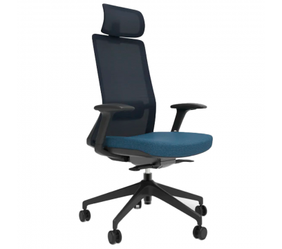 Офисное кресло KANO Polestar HB (EJX80.SW) Blue (W-SD01&B-MA01)