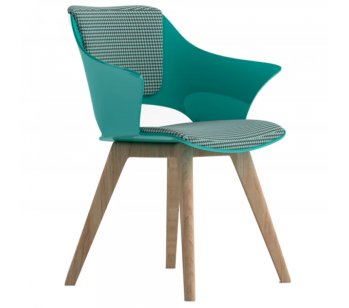 Арт стул KANO Siye Cafeteria Chair (ESY33.MM) Green