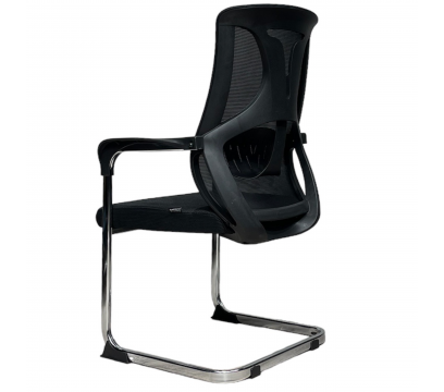 Кресло для посетителей ERGO Tesla CF Black