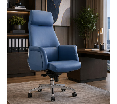 Офисное кресло ERGO Ruiz HB Blue