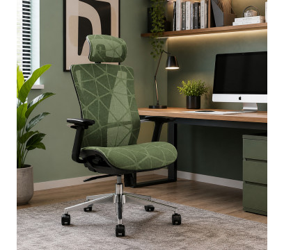 Офисное кресло ERGO Line HB Green