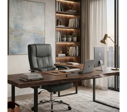 Офисное кресло ERGO Rivas HB Black