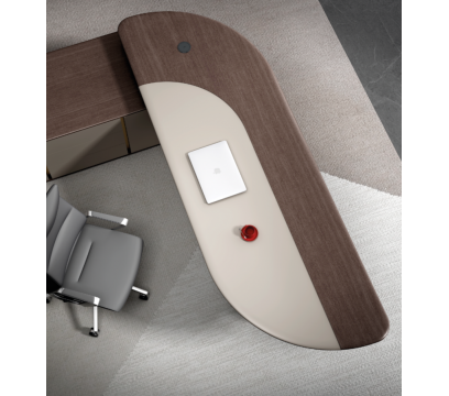 Стол руководителя KANO Amo (MAM80L.24) Brown (CY08)