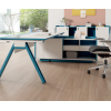 Офисный стол KANO Magic-2 (FMG80R-2.20) White&Blue (CF05)