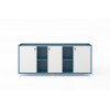 Офисный шкаф KANO Magic-2 (FMG90-2.20) Blue&White (CF05)