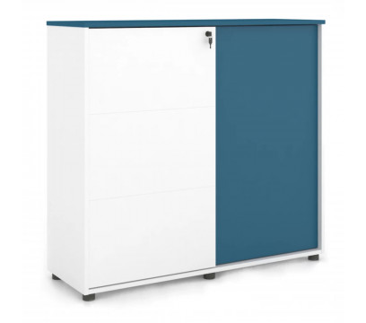 Офисный шкаф KANO Magic-2 (FXG53.12) Blue&White (CF16&CF05)