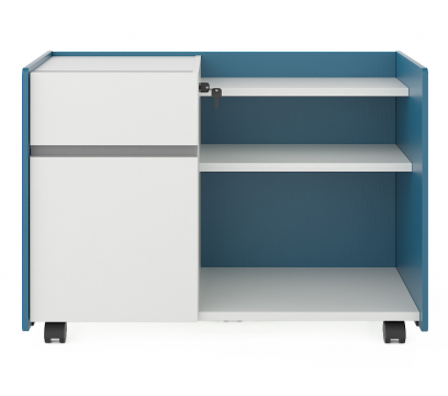 Тумба приставная KANO Magic-2 (FMG33R-2.08) Blue&White (CF05)