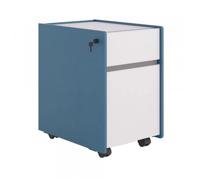 Тумба мобильная KANO Magic-2 (FMG32-2.03) Blue&White (CF05)