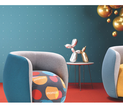 Арт кресло KANO (SKQ20.B) Blue&Yellow (Combo 1)