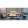 Диван трехместный KANO Rhine (SLY20.3B) Yellow&Grey (B-MA03&B-MA02)