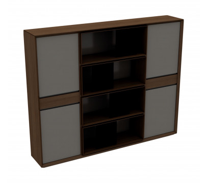 Шкаф руководителя KANO Quzzi (MQZ90.21) Brown (CY07)