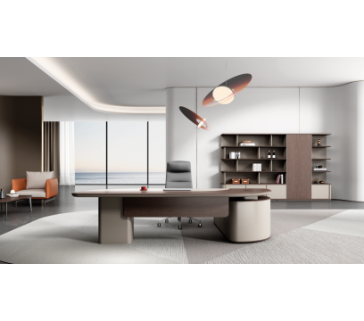 Стол руководителя KANO Amo (MAM80R.24) Brown (CY08)