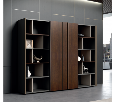 Шкаф руководителя KANO Gaddi (MGD90.24) Brown (CY07)