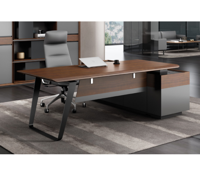 Стол руководителя KANO Quzzi (MQZ80R.23) Brown (CY07)
