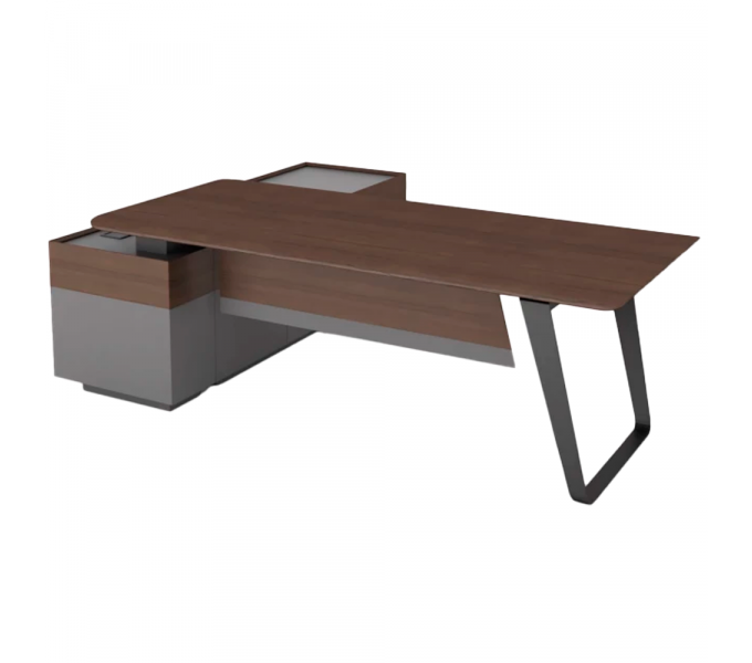 Стол руководителя KANO Quzzi (MQZ80R.23) Brown (CY07)