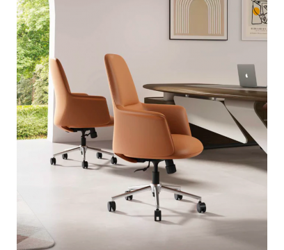 Кресло для персонала KANO Amy MB (EAM93.ST) Orange (Z13-008)