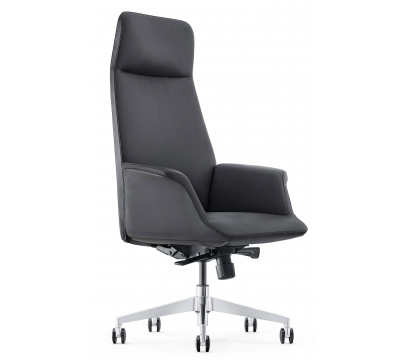 Офисное кресло ERGO Noble Leather HB Black