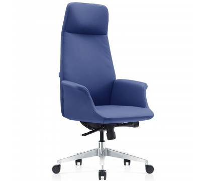 Офисное кресло ERGO Noble Leather HB Blue