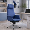 Офисное кресло ERGO Noble Leather HB Blue