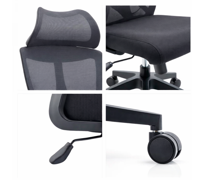 Офисное кресло ERGO Lara HB Black