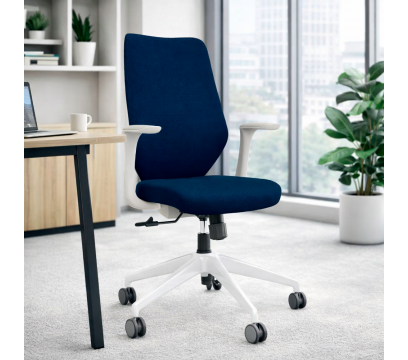 Кресло для персонала KANO Nemo MB (ENK63-2.TW) Blue (W-SD09)