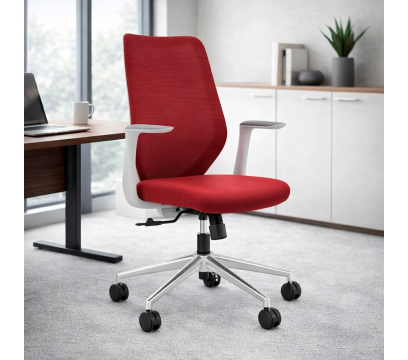 Кресло для персонала KANO Nemo MB (ENK63-2.TW) Red (W-SD07)