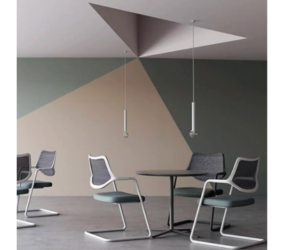 Кресло для посетителей KANO Sipa (ESP71.GW) Dark Grey (W-SD 10)