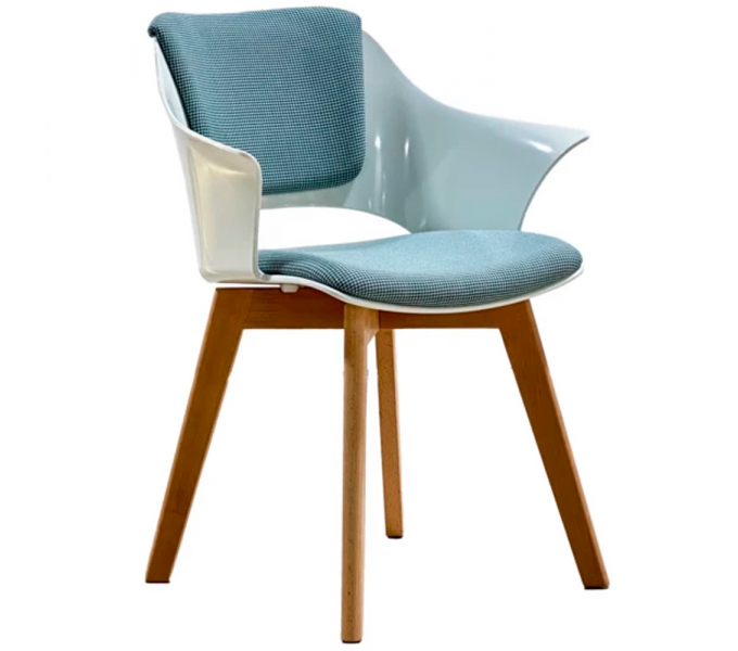 Арт стул KANO Siye Cafeteria Chair (ESY33.MM) White