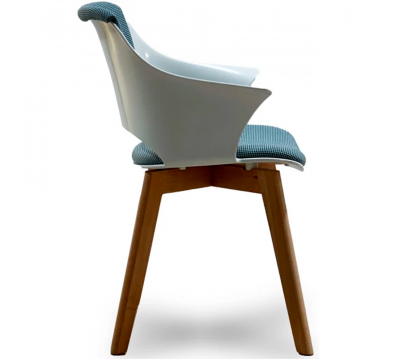 Арт стул KANO Siye Cafeteria Chair (ESY33.MM) White