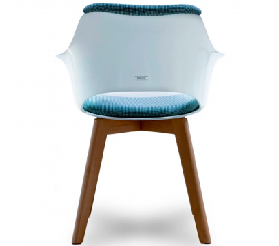 Арт стул KANO Siye Cafeteria Chair (ESY33.MM) White