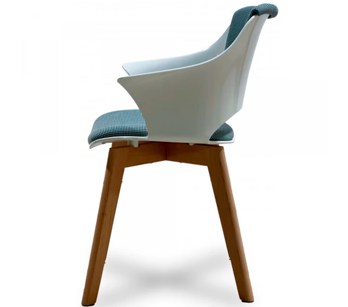 Арт стул KANO Siye Cafeteria Chair (ESY33.MM) White