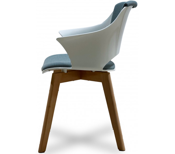 Арт стул KANO Siye Cafeteria Chair (ESY33.MM) White