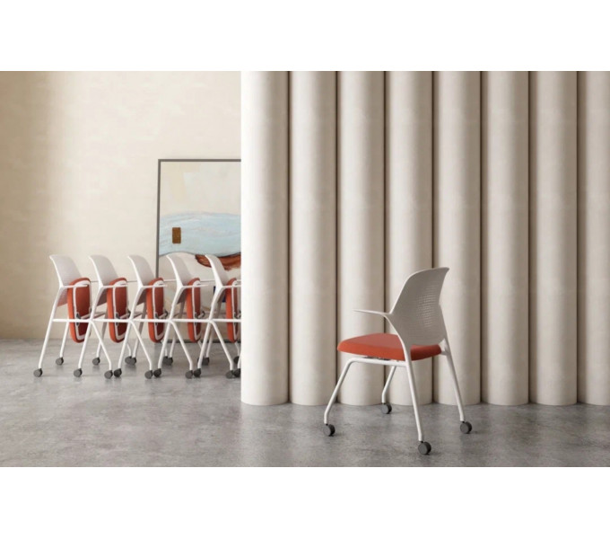 Арт стул KANO Linye Cafeteria Chair (ELY33.GM) RED (B-MA)
