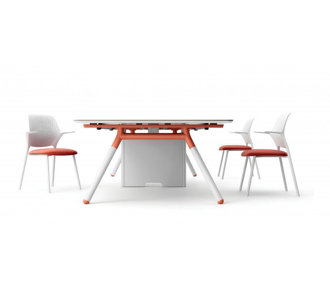 Арт стул KANO Linye Cafeteria Chair (ELY33.GM) RED (B-MA)