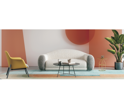 Диван трехместный KANO Bear (SBL20.3B) White