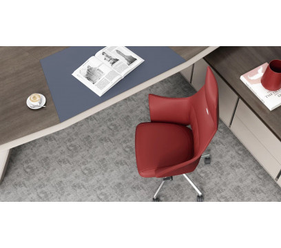 Кресло для персонала KANO Binye MB (EBY92.KT) Red (Z13-014)