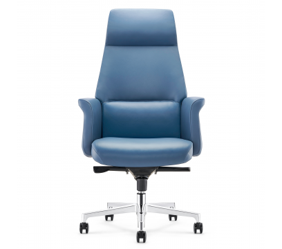 Офисное кресло ERGO Ruiz Leather HB Blue