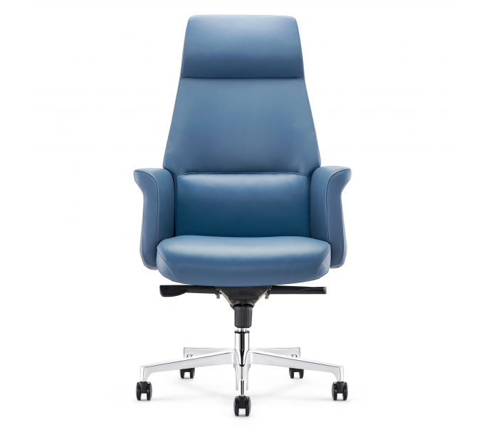 Офисное кресло ERGO Ruiz Leather HB Blue