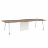 Стол для переговоров KANO Noqi (FNQ72.28BJ) Brown&White (CF09)